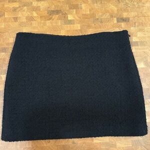 Mango Wool-blend Black Women's Skirt